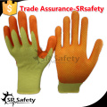 SRSAFTY 13 Gauge Polyester beschichtetes Latex auf Handarbeitshandschuhen